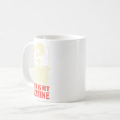 Mug Le Café Est Mon Valentin Drôle Valentin Femmes (Devant gauche)