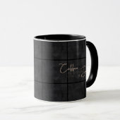 Mug Le café est un courage liquide pour affronter la j (Devant droit)
