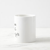 Mug Le café et jurent des mots (Centre)
