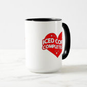 Mug Le café glacé me complète (Devant droit)