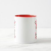 Mug Le Café Gothique Est Mon Squelette Valentin À Boir (Centre)