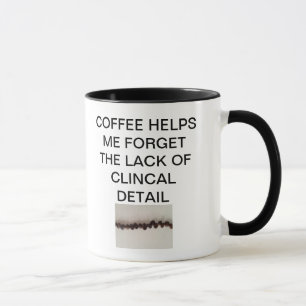 MUG LE CAFÉ M'AIDE À OUBLIER LE MANQUE DE DÉTAIL