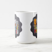 Mug Le Café Me Donne Des Pouvoirs D'Enseignant (Centre)