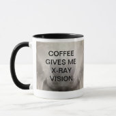 MUG LE CAFÉ ME DONNE LA VISION DE RAYON X (Gauche)