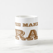 Mug Le café me fait chier. (Centre)