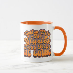 Mug Le Café Me Fait Commencer -Sangria