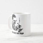 Mug Le café me fait la dunette (Devant gauche)