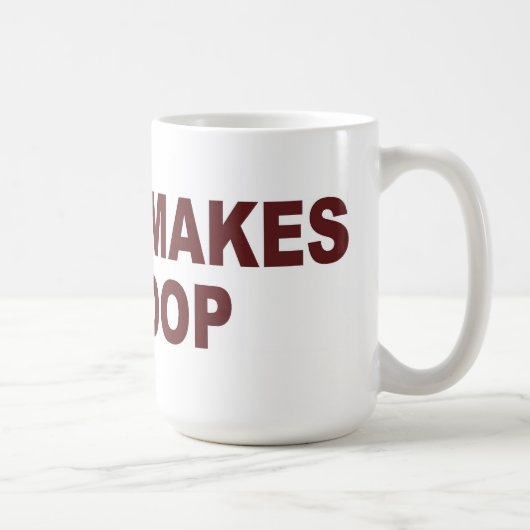 Mug Le café me fait la dunette - tasse/tasse (Droite)
