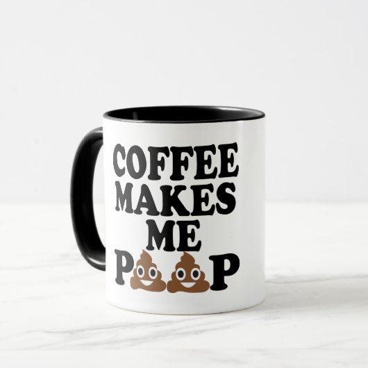 MUG LE CAFÉ ME FAIT POOP (Devant gauche)