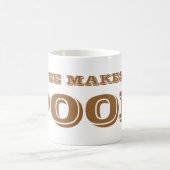 Mug Le café me fait POOP. (Centre)