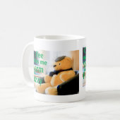 Mug Le café me réchauffe et me rend flou (Devant gauche)