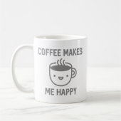 Mug Le Café Me Rend Heureux (Gauche)
