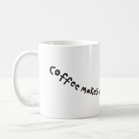 Mug le café m'incitent à bourdonner (Gauche)
