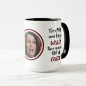 Mug Le Café Nancy Pelosi s'épuise (Devant droit)