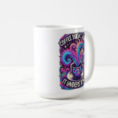 Mug Le café ne juge pas - Psychedelic Dreamscape Desi (Devant droit)