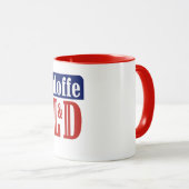 Mug Le café peut aider en ces temps de misère... (Devant droit)