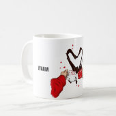 Mug Le café rencontre l'amour (Devant gauche)