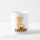 Mug Le café résoud tout (Centre)