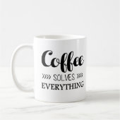 Mug Le café résout tout (Gauche)