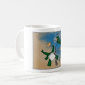 Mug Le café sauve la journée tous les jours (Devant gauche)