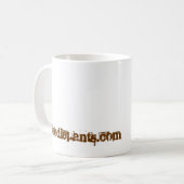 Mug Le café vous aide doodie. (Devant gauche)