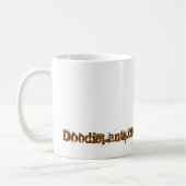 Mug Le café vous aide doodie. (Gauche)