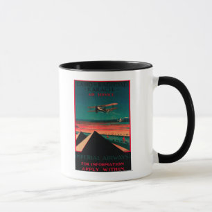 Mug Le Caire - Bagdad - poster vintage d'air de