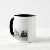 Mug Le Caire Égypte, jockeys de chameaux Pyramides de (Devant gauche)
