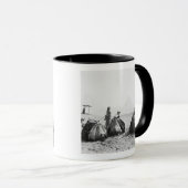 Mug Le Caire Égypte, jockeys de chameaux Pyramides de (Devant droit)
