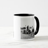 Mug Le Caire Égypte, jockeys de chameaux Pyramides de (Devant droit)