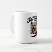 Mug Le Cairn Terrier fou est à moi (Devant gauche)
