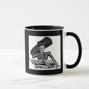 Mug "Le Calavera des personnes" circa 1800's Mexique