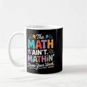 Mug Le calcul n'est pas drôle professeur nerd meme (Gauche)