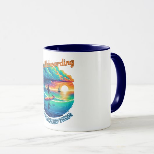 Mug Le calme dans ma tempête - le paddle (Devant droit)