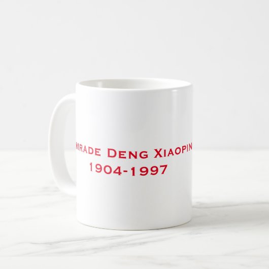 Mug Le camarade Deng Xiaoping - Leader chinois (Devant gauche)