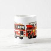 Mug Le camion de pompiers de l'enfant (Centre)
