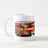 Mug Le camion de pompiers de l'enfant (Gauche)