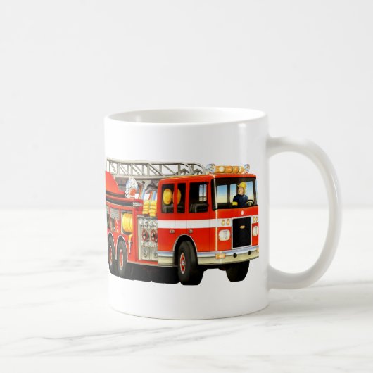 Mug Le camion de pompiers de l'enfant (Droite)