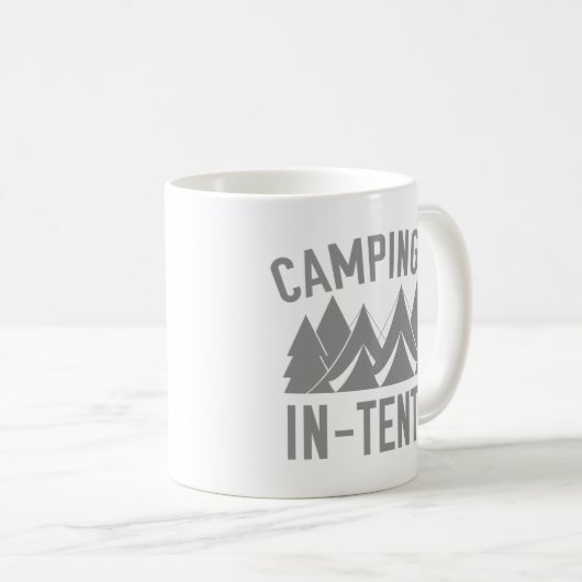 Mug Le Camping Est Dans Les Tentes ! (Devant droit)