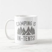 Mug Le Camping Est Dans Les Tentes ! (Gauche)