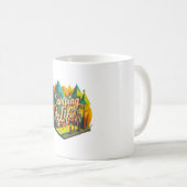 Mug Le camping est la vie (Devant droit)