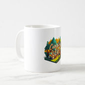 Mug Le camping est la vie (Devant gauche)