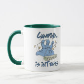 Mug Le camping est l'intention (Gauche)