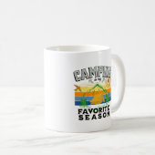 Mug Le camping est ma saison préférée (Devant droit)