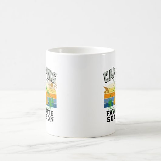 Mug Le camping est ma saison préférée (Centre)