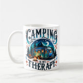 Mug Le camping est ma thérapie (Gauche)