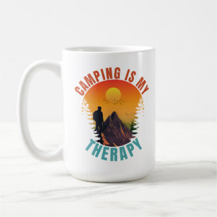 Mug Le camping est mon cadeau de vacances en plein air