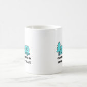 Mug Le camping est mon endroit heureux  (Centre)