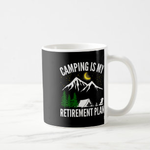 Mug Le Camping Est Mon Plan De Retraite Fête Aventure