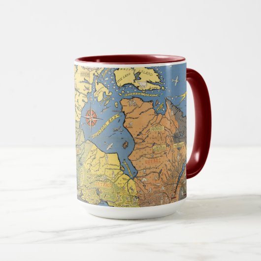 Mug Le Canada en guerre (Devant droit)